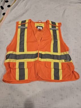 Holmes Orange Reflective Safety Vest - Class 2, Level 2